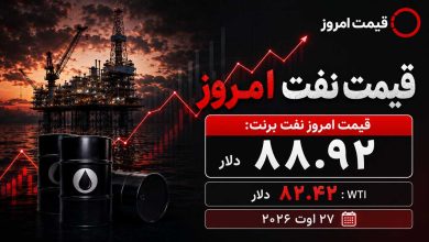 قیمت نفت امروز پنجشنبه 5 شهریور 1405
